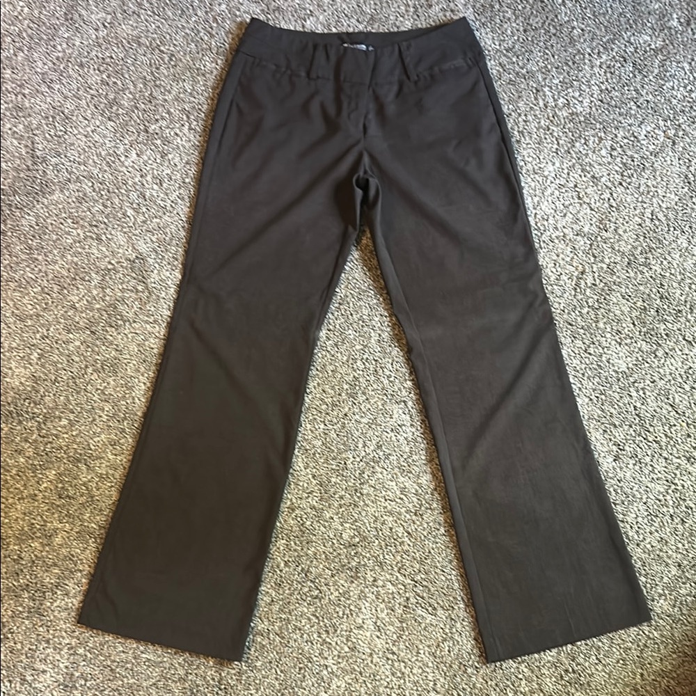 New York & Company Dark Brown Suit Pants